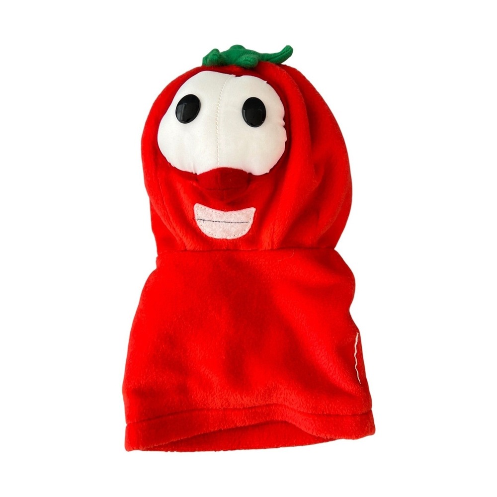 Veggietales Bob the Tomato Plush Hand Puppet Red Big Idea Productions